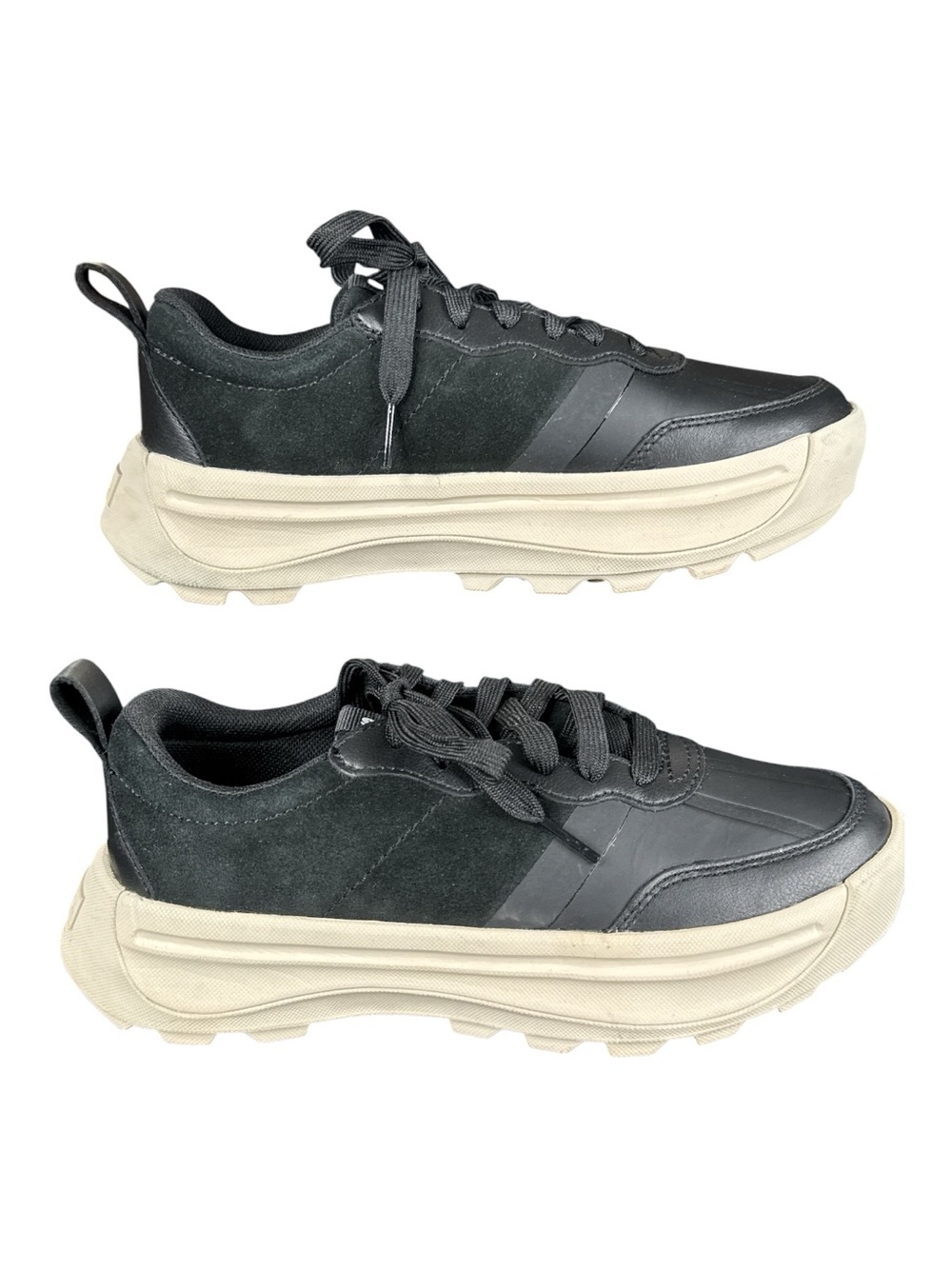 SOREL ONA 503 Everyday Low Sneakers in Black/Chalk - Picture 2 of 7
